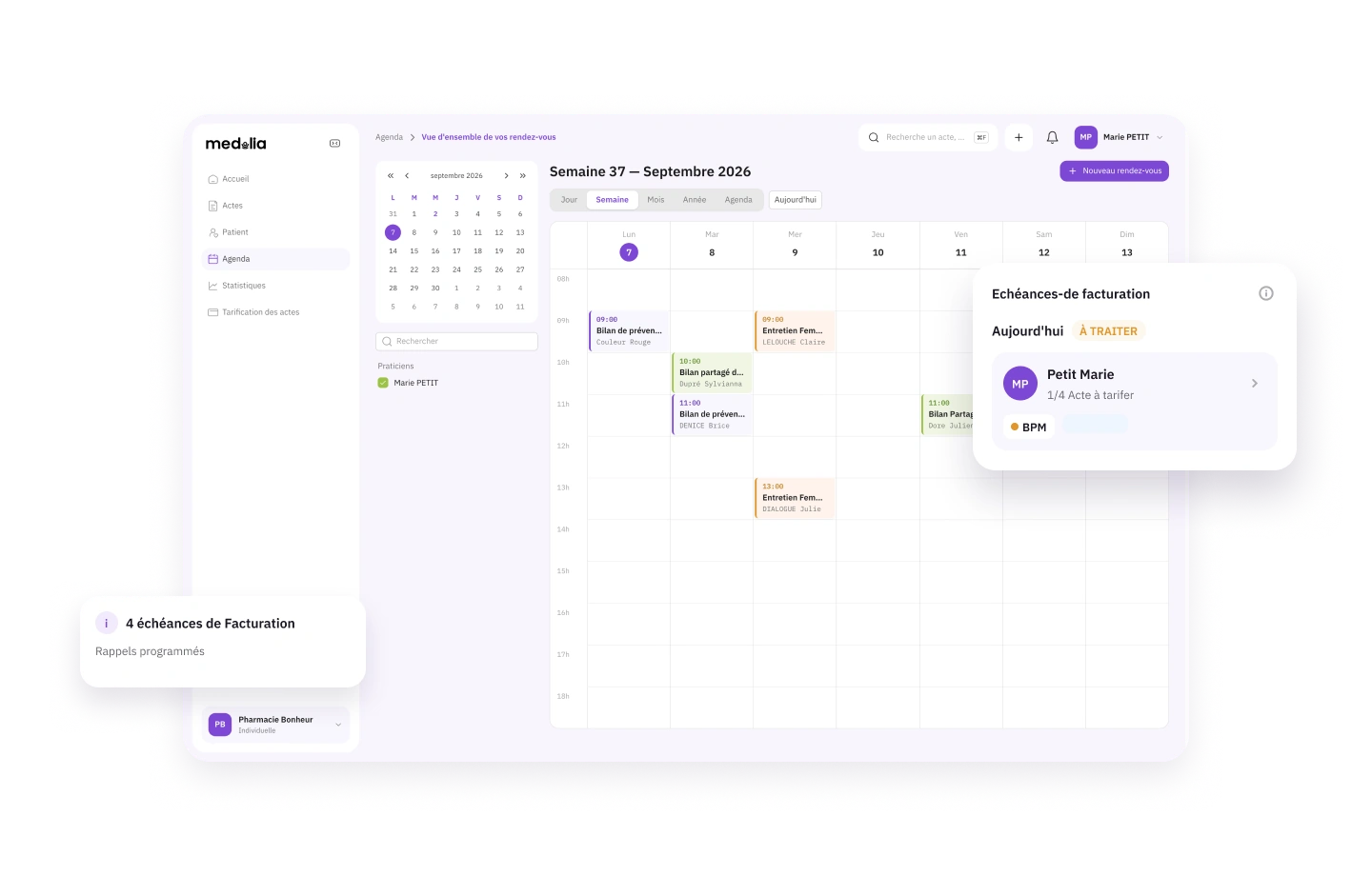 Organiser le suivi